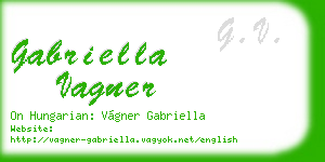 gabriella vagner business card