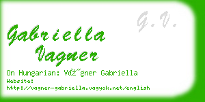 gabriella vagner business card